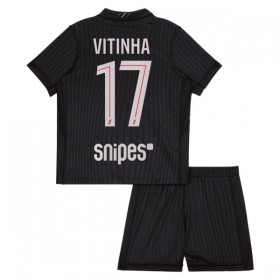 Paris Saint-Germain Vitinha 17 Jordan Børn Fjerde 2025-26 - Fodboldtrøjer (S/S)