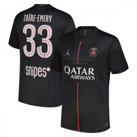 Paris Saint-Germain Zaire-Emery 33 Jordan Fjerde 2025-26 - Fodboldtrøjer (S/S)