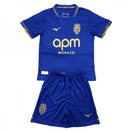 AS Monaco Børn Udebane 2025-26 - Fodboldtrøjer (S/S)