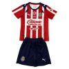 Chivas de Guadalajara Børn Hjemme 2025-26 - Fodboldtrøjer (S/S)