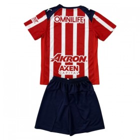 Chivas de Guadalajara Børn Hjemme 2025-26 - Fodboldtrøjer (S/S)