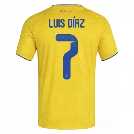 Colombia Luis Diaz 7 Hjemme VM 2026 - Fodboldtrøjer (S/S)