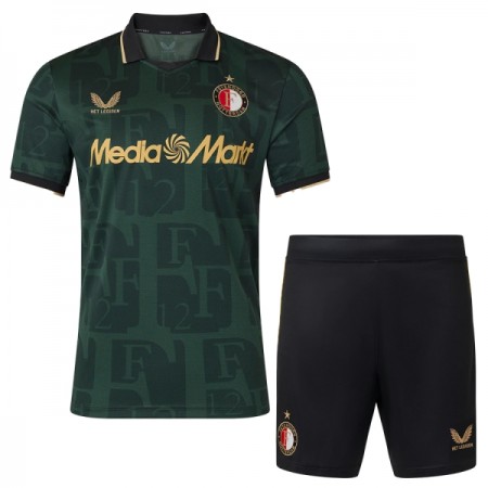Feyenoord Rotterdam Børn Fjerde 2025-26 - Fodboldtrøjer (S/S)