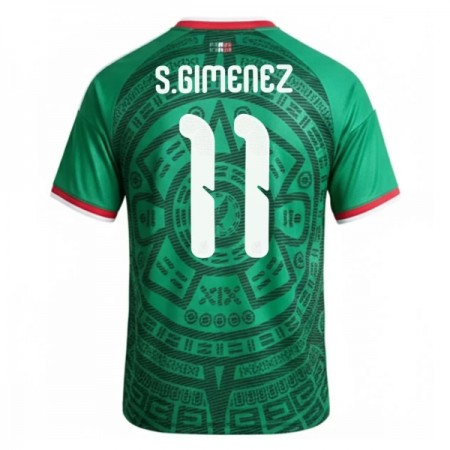 Mexico S.Gimenez 11 Hjemme VM 2026 - Fodboldtrøjer (S/S)