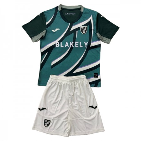 Norwich City Børn Udebane 2025-26 - Fodboldtrøjer (S/S)
