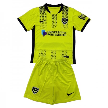 Portsmouth Børn Tredje 2025-26 - Fodboldtrøjer (S/S)