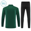 AC Milan Børn Trænings Sweatshirt Dragt 2025-26 Grøn Kvart-Zip
