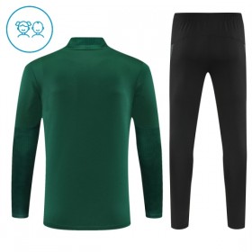 AC Milan Børn Trænings Sweatshirt Dragt 2025-26 Grøn Kvart-Zip