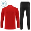 AC Milan Børn Trænings Sweatshirt Dragt 2025-26 Rød Kvart-Zip