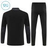 AC Milan Børn Trænings Sweatshirt Dragt 2025-26 Sort Kvart-Zip