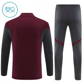 Arsenal Børn Trænings Sweatshirt Dragt 2025-26 Rød Kvart-Zip