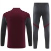 Arsenal Trænings Sweatshirt Dragt 2025-26 Rød Kvart-Zip