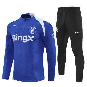 Chelsea Trænings Sweatshirt Dragt 2025-26 Blå Kvart-Zip