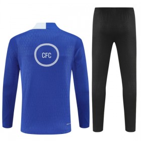 Chelsea Trænings Sweatshirt Dragt 2025-26 Blå Kvart-Zip