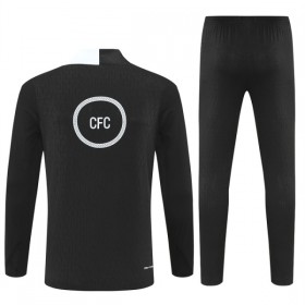 Chelsea Trænings Sweatshirt Dragt 2025-26 Sort Kvart-Zip
