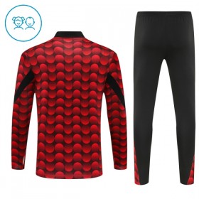 Feyenoord Rotterdam Børn Trænings Sweatshirt Dragt 2025-26 Rød Kvart-Zip