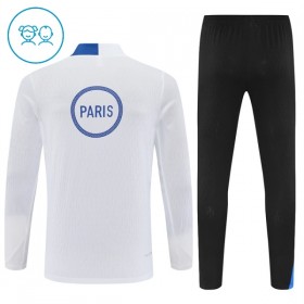 Paris Saint-Germain Børn Trænings Sweatshirt Dragt 2025-26 Hvid Kvart-Zip