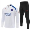 Paris Saint-Germain Trænings Sweatshirt Dragt 2025-26 Hvid Kvart-Zip