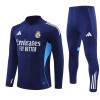 Real Madrid Trænings Sweatshirt Dragt 2025-26 Navy Kvart-Zip