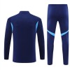 Real Madrid Trænings Sweatshirt Dragt 2025-26 Navy Kvart-Zip