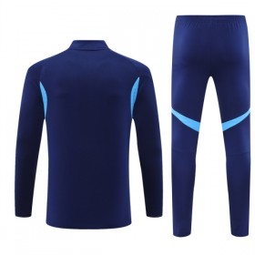 Real Madrid Trænings Sweatshirt Dragt 2025-26 Navy Kvart-Zip