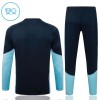 Argentina Børn Trænings Sweatshirt Dragt 2026-27 Navy Kvart-Zip