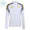 Real Madrid Børn Trænings Sweatshirt Dragt 2026-27 Hvid Kvart-Zip
