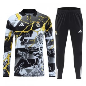 Real Madrid Marvel Trænings Sweatshirt Dragt 2026-27 Sort Kvart-Zip