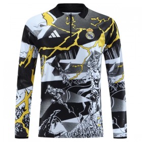 Real Madrid Marvel Trænings Sweatshirt Dragt 2026-27 Sort Kvart-Zip