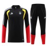 Tyskland Trænings Sweatshirt Dragt 2026-27 Sort Kvart-Zip