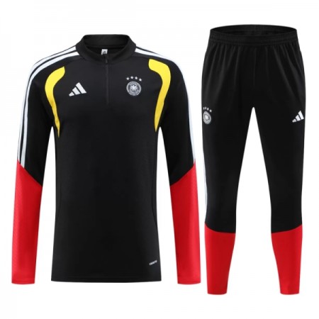 Tyskland Trænings Sweatshirt Dragt 2026-27 Sort Kvart-Zip