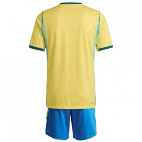 Brasilien Børn Hjemme VM 2026 - Fodboldtrøjer (S/S)