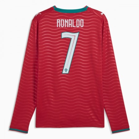 Portugal Ronaldo 7 Hjemme VM 2026 - Fodboldtrøjer (L/S)