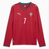 Portugal Ronaldo 7 Hjemme VM 2026 - Fodboldtrøjer (L/S)
