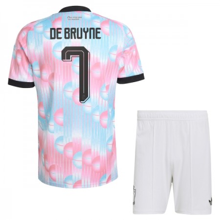 Belgien De Bruyne 7 Børn Udebane VM 2026 - Fodboldtrøjer (S/S)