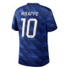 Frankrig Mbappé 10 Børn Hjemme VM 2026 - Fodboldtrøjer (S/S)