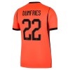 Holland Dumfries 22 Hjemme VM 2026 - Fodboldtrøjer (S/S) Holland Dumfries 22 Hjemme VM 2026 - Fodboldtrøjer (S/S)