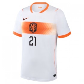Holland Frenkie de Jong 21 Børn Udebane VM 2026 - Fodboldtrøjer (S/S)