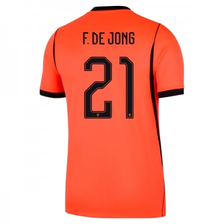 Holland Frenkie de Jong 21 Hjemme VM 2026 - Fodboldtrøjer (S/S)