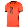 Holland Frenkie de Jong 21 Hjemme VM 2026 - Fodboldtrøjer (S/S)