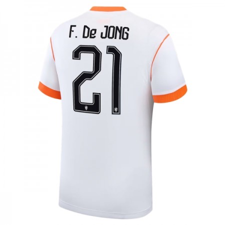 Holland Frenkie de Jong 21 Udebane VM 2026 - Fodboldtrøjer (S/S) Holland Frenkie de Jong 21 Udebane VM 2026 - Fodboldtrøjer (S/S)