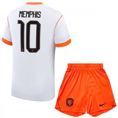 Holland Memphis 10 Børn Udebane VM 2026 - Fodboldtrøjer (S/S) Holland Memphis 10 Børn Udebane VM 2026 - Fodboldtrøjer (S/S)