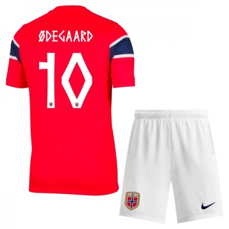 Norge Odegaard 10 Børn Hjemme VM 2026 - Fodboldtrøjer (S/S) Norge Odegaard 10 Børn Hjemme VM 2026 - Fodboldtrøjer (S/S)