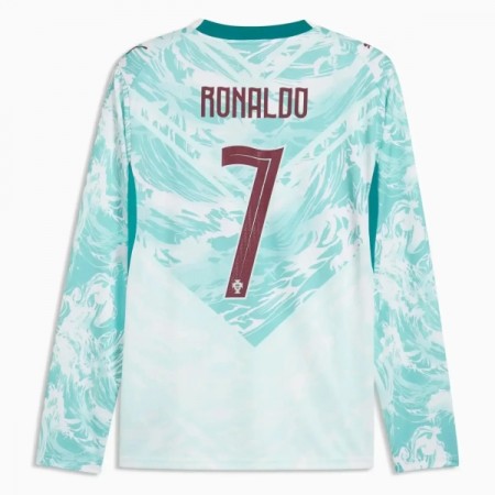 Portugal Ronaldo 7 Udebane VM 2026 - Fodboldtrøjer (L/S)