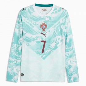 Portugal Ronaldo 7 Udebane VM 2026 - Fodboldtrøjer (L/S)