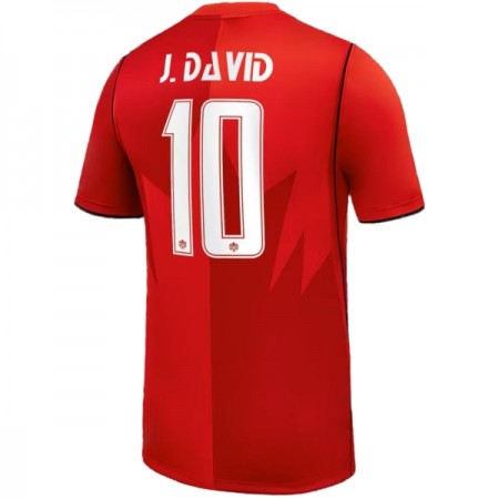 Canada J. David 10 Hjemme VM 2026 - Fodboldtrøjer (S/S) Canada J. David 10 Hjemme VM 2026 - Fodboldtrøjer (S/S)