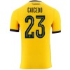 Ecuador Caicedo 23 Hjemme VM 2026 - Fodboldtrøjer (S/S) Ecuador Caicedo 23 Hjemme VM 2026 - Fodboldtrøjer (S/S)