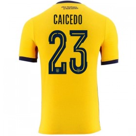 Ecuador Caicedo 23 Hjemme VM 2026 - Fodboldtrøjer (S/S)