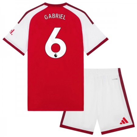 Arsenal Gabriel 6 Børn Hjemme 2026-27 - Fodboldtrøjer (S/S)