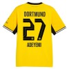 Borussia Dortmund Adeyemi 27 Hjemme 2026-27 - Fodboldtrøjer (S/S) Borussia Dortmund Adeyemi 27 Hjemme 2026-27 - Fodboldtrøjer (S/S)